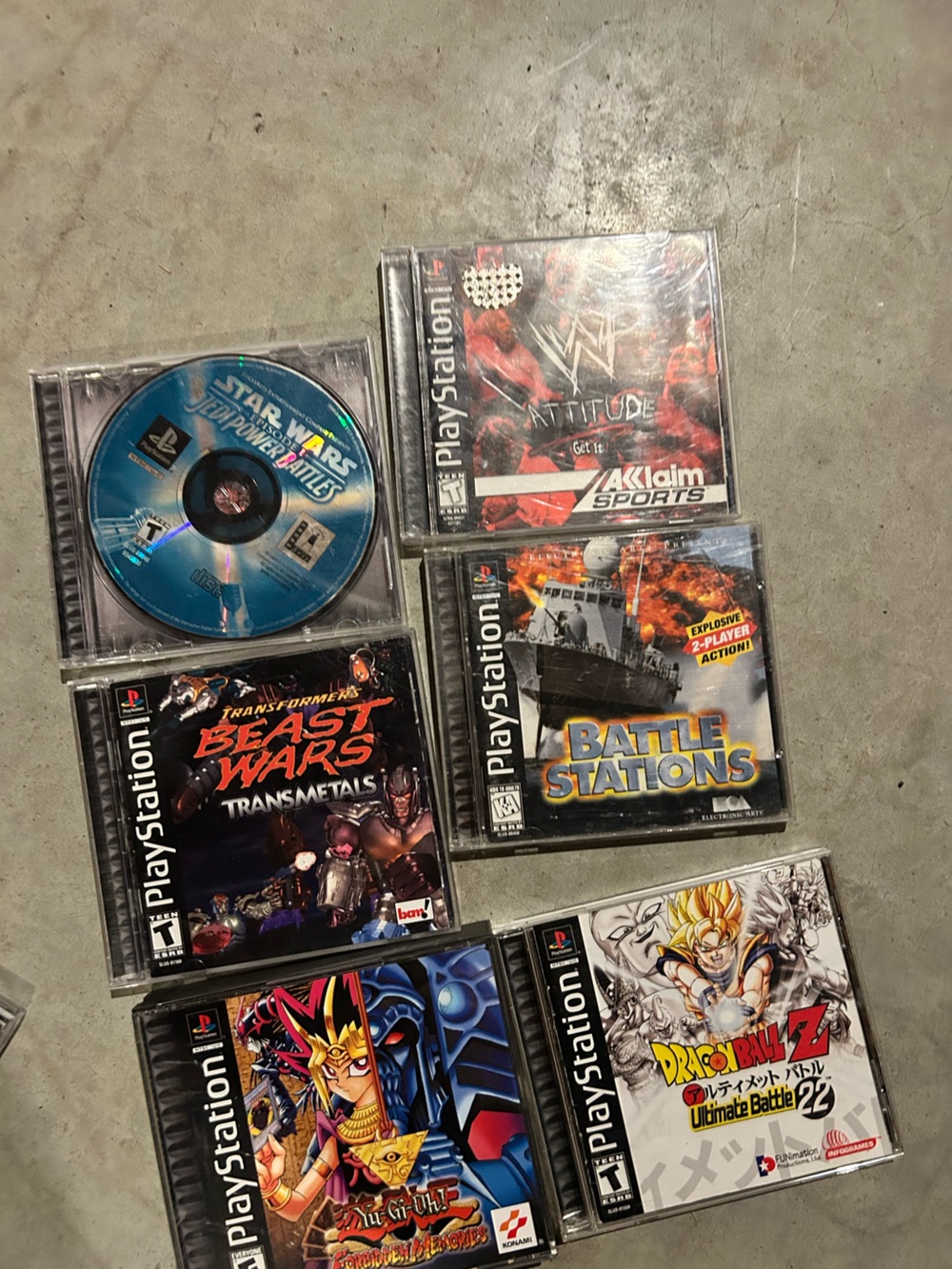 6 PlayStation game lot